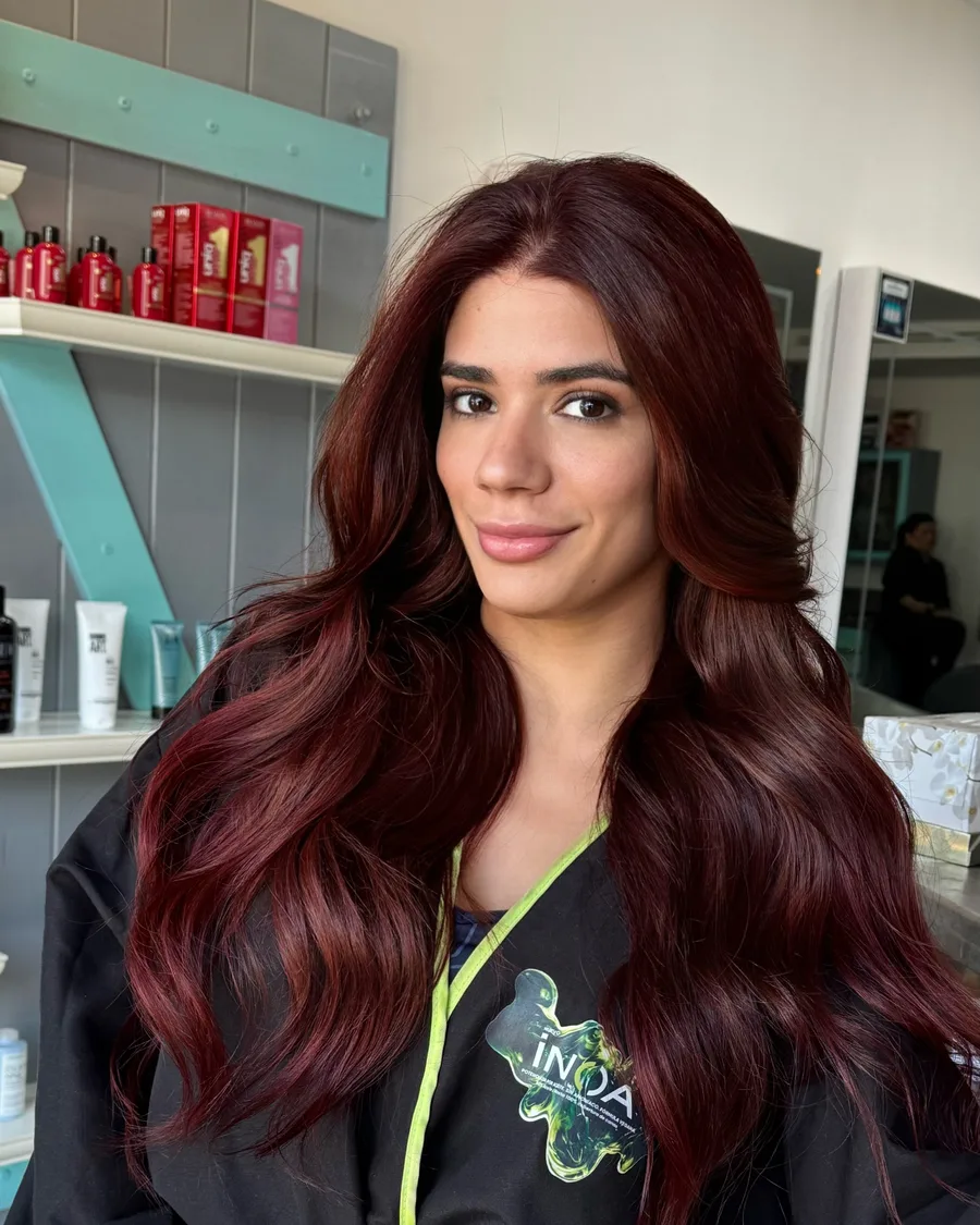 Rojo cereza hecho en AB